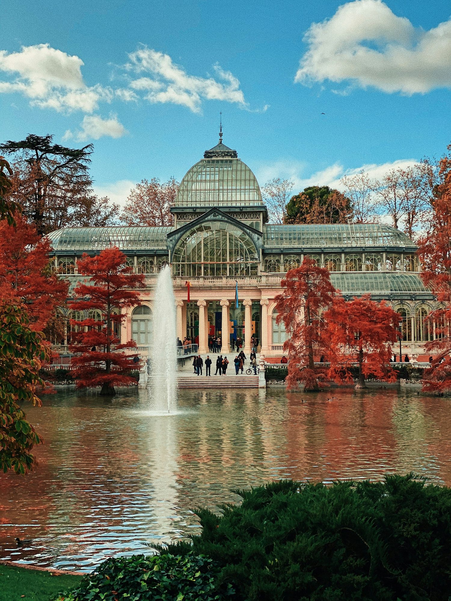 Palacio de Cristal in El Retiro park, Madrid