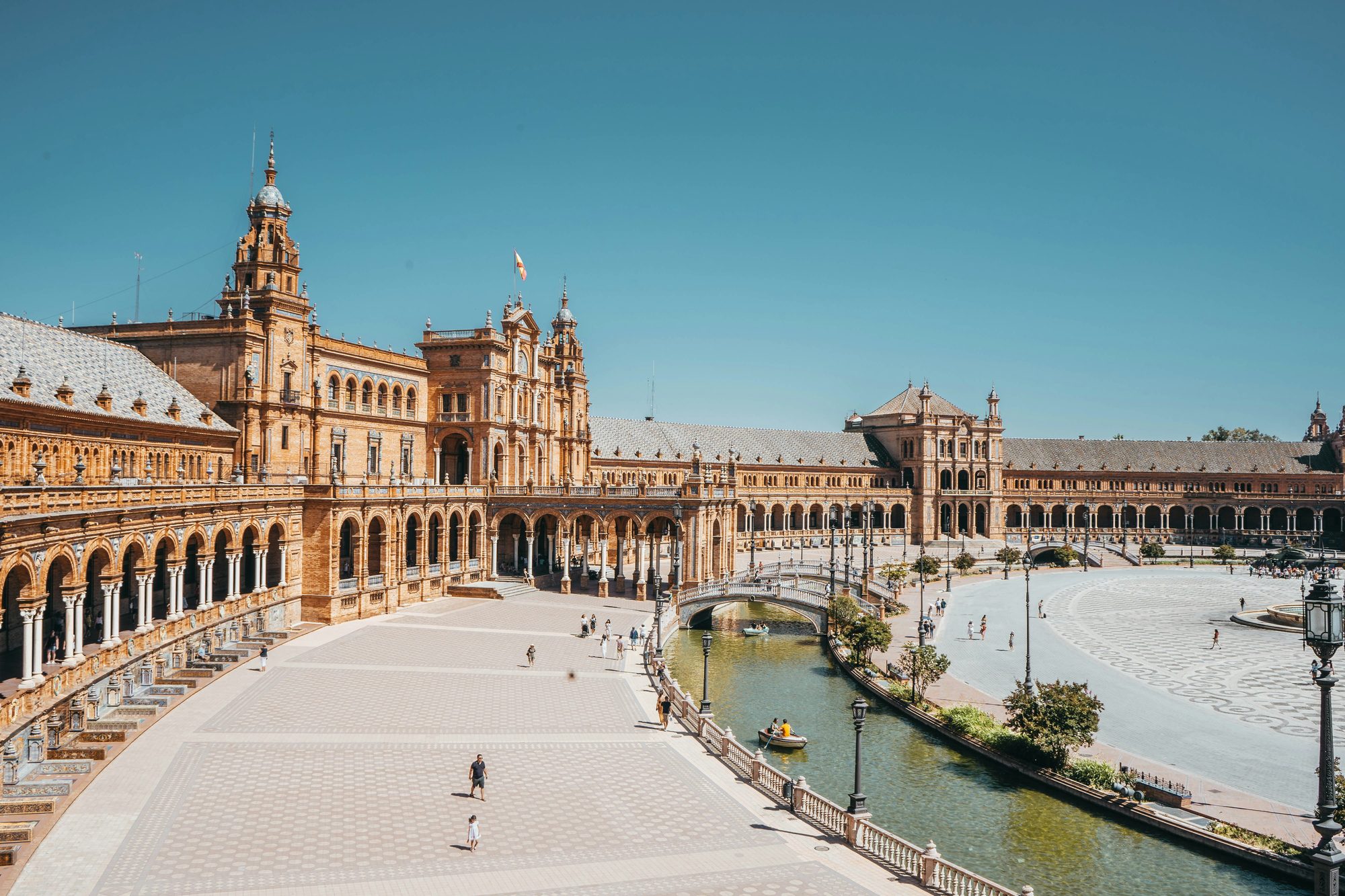 Plaza de España, Sevilla — twenty Spanish cities