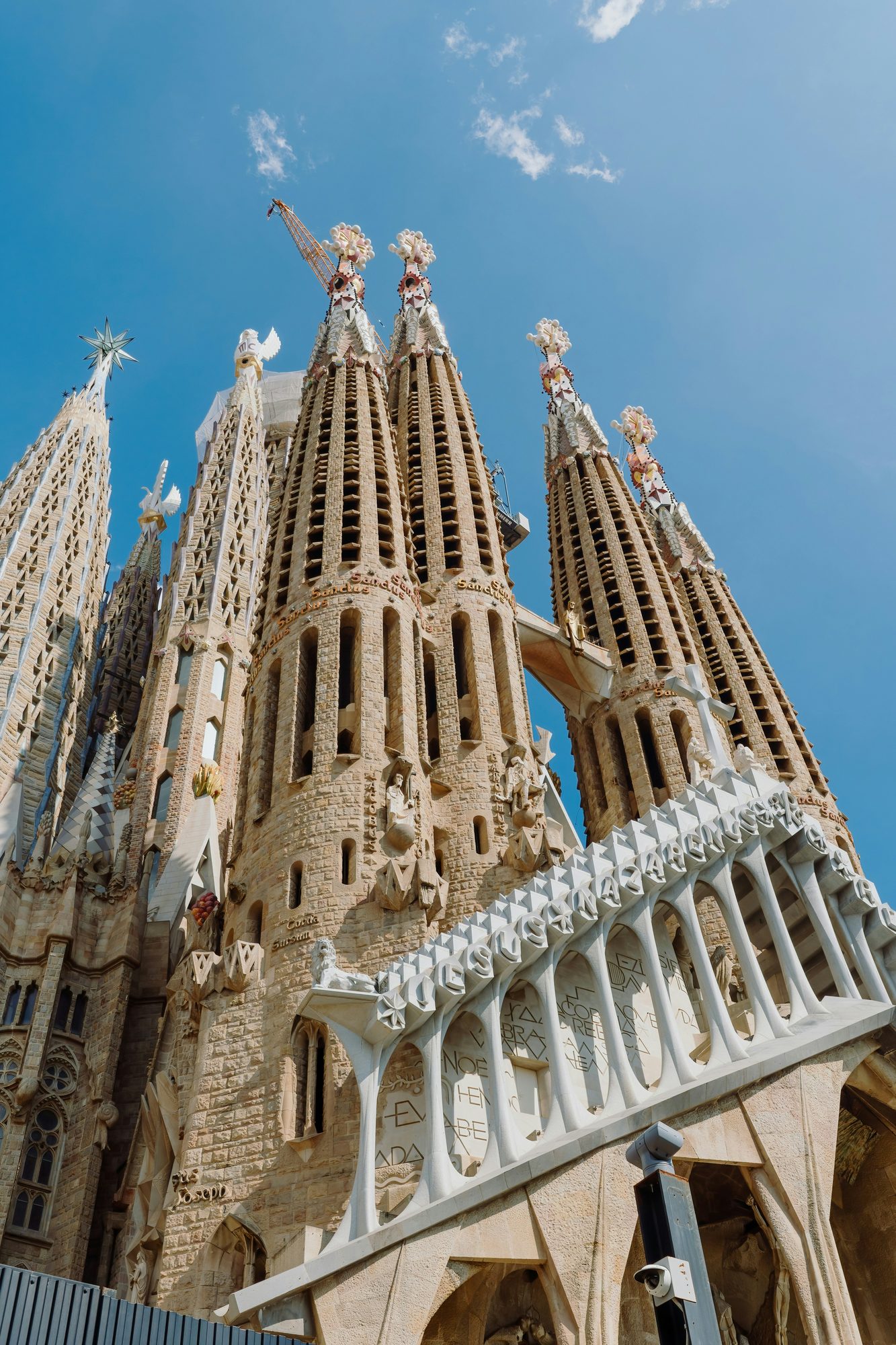 The spires of the Sagrada Família, Barcelona
